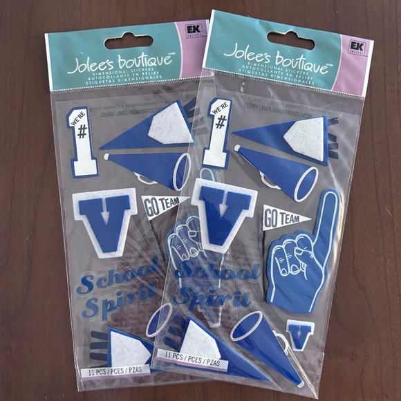 Varsity - Bundle of Scrapbooking Paper and Stickers - Picture 2 of 9